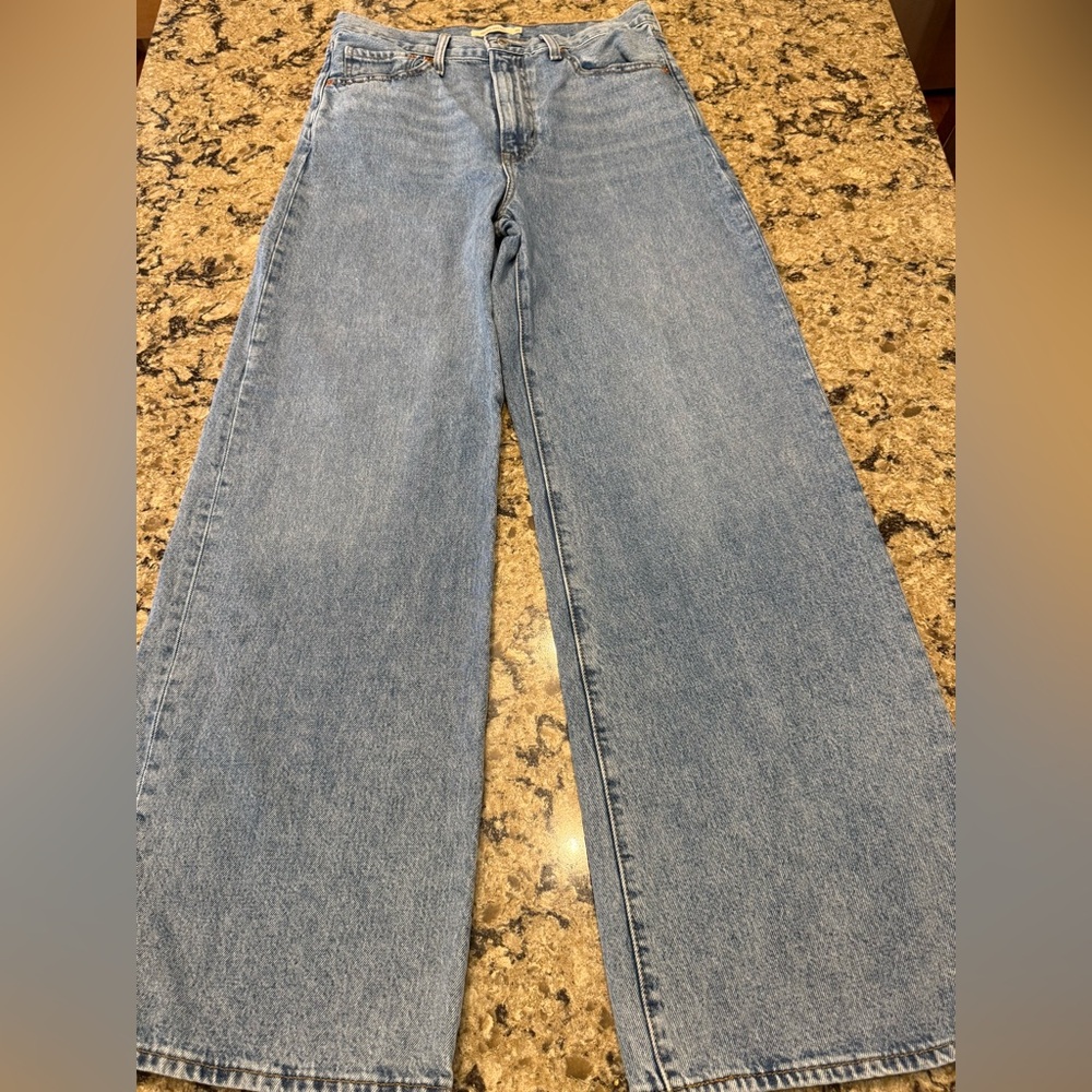 Levi's Light Blue Denim Jeans wide leg